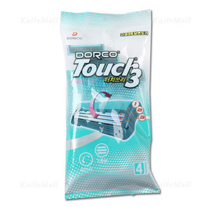 도루코 터치3 면도기 - TOUCH3 TP900-4P (4개입) / 휴대용