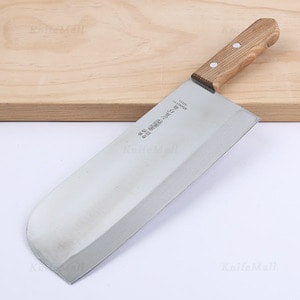 국산 냉면칼 265mm (나무손잡이) / 칼국수칼