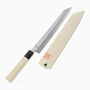 요시히로 혼카스미 백이강 야나기 키리츠케 240mm (박달 8각)+목련목 칼집
