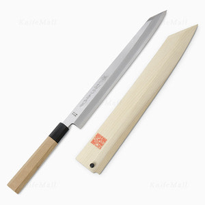 요시히로 혼카스미 백이강 야나기 키리츠케 300mm (박달 8각)+목련목 칼집